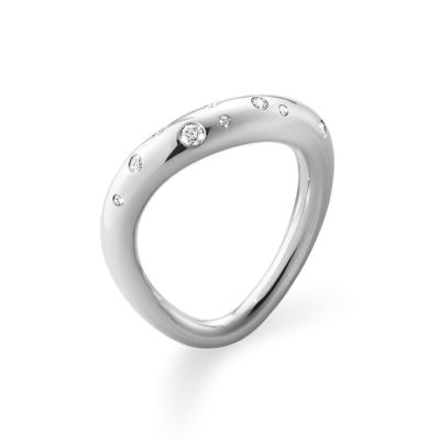 Georg Jensen Georg Jensen Offspring Silver 0.14cts Ring - 4