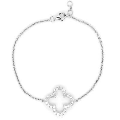 Lumbers 18ct Gold 0.50cts Diamond Micro Set Bracelet