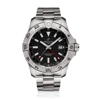 Breitling Breitling Avenger Auto GMT 44 Black Dial Watch