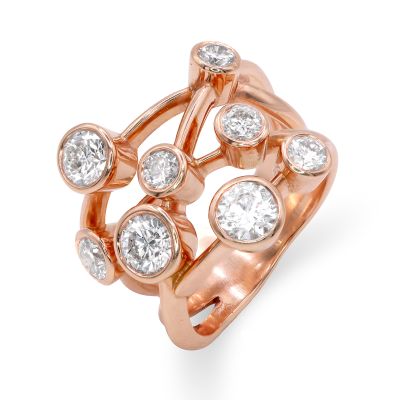 Lumbers 18ct Gold Cascade 2.00cts Diamond Ring