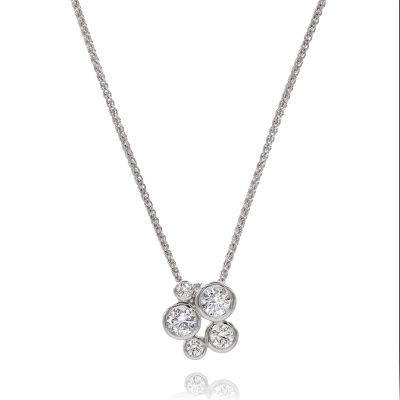 Lumbers 18ct Gold 0.53cts Diamond Scatter Necklace