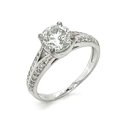 Lumbers Pre-Owned 18ct Gold 1.25cts Diamond Split Ring