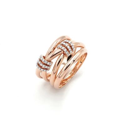 Mattioli Mattioli Hiroko 0.16cts Diamond Ring - 54