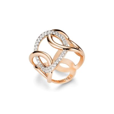 Mattioli Mattioli Hiroko 18ct 0.28cts Diamond Ring - 55