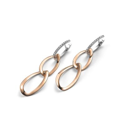 Mattioli Mattioli Hiroko 18ct Gold Pave Diamond Earrings