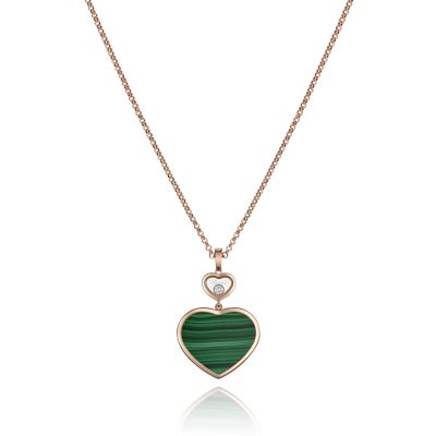 Chopard Chopard Happy Hearts 18ct & Malachite Necklace