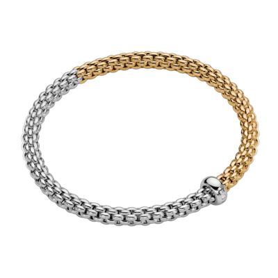 Fope Fope Solo Flex'it 0.01ct Diamond Bracelet - M