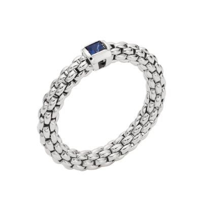 Fope Fope Souls Flex'it Blue Sapphire Ring - M