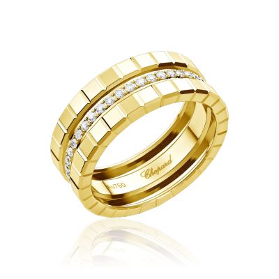 Chopard Chopard Ice Cube 3 Row Diamond Ring - 55