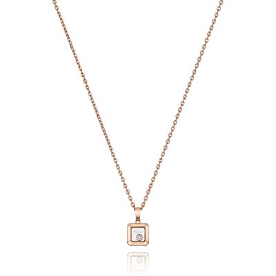 Chopard Chopard Happy Diamonds Icons Square Necklace