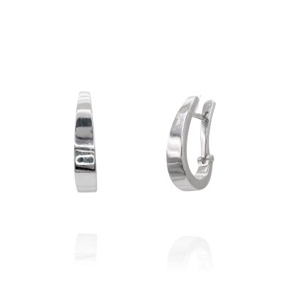 Lumbers Pre-owned 9ct Gold Hinged Small Hoop Earrings