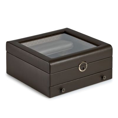 Wolf WOLF Watch Stand Box - Coffee