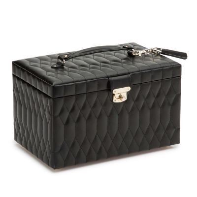 Wolf WOLF Caroline Large Jewellery Case - Black