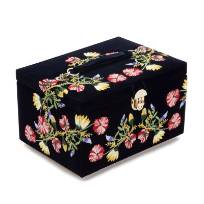 Wolf WOLF Zoe Medium Jewellery Box - Indigo