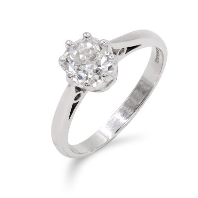 Lumbers Pre-Owned 18ct 1.00ct Old Cut Diamond Ring