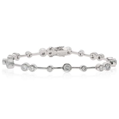 Lumbers Platinum Cascade 4.00cts Diamond  Bracelet