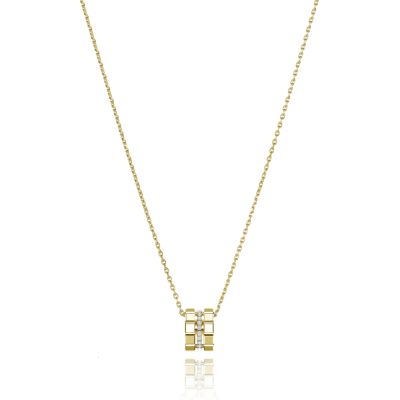 Chopard Chopard Ice Cube 18ct Gold Diamond Necklace