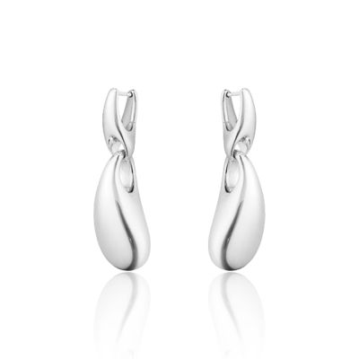 Georg Jensen Georg Jensen Reflect Silver Drop Earrings