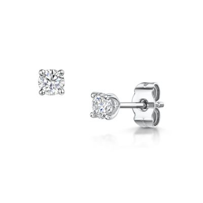 Love Lumbers Love Lumbers 0.50ct Brilliant Cut Diamond Ear-stud