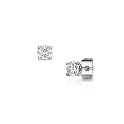 Love Lumbers Love Lumbers 0.80cts Brilliant Cut Diamond Ear-stu