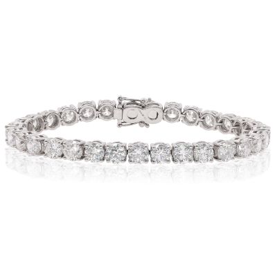 Lumbers 18ct Gold 22.07cts Diamond Tennis Bracelet