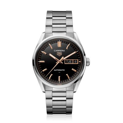 Tag Heuer Tag Heuer Carrera Day Date Black Dial Watch