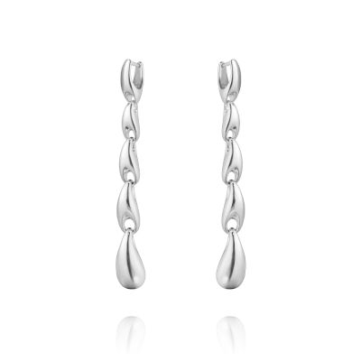 Georg Jensen Georg Jensen Reflect Silver Drop Earrings
