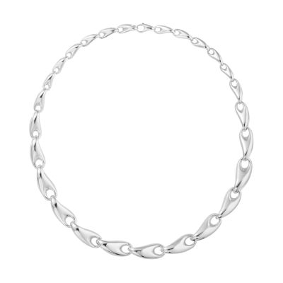 Georg Jensen Georg Jensen Reflect Silver Graduated Necklace - M