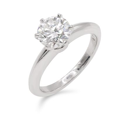 Lumbers Pre-Owned Plat Tiffany & Co 1.27ct Diamond Ring