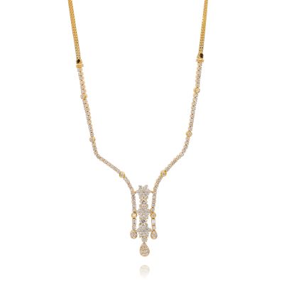 Lumbers Pre-Owned 18ct Gold 4.25cts Diamond Drop Collar
