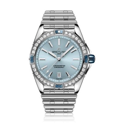 Breitling Breitling Super Chronomat 38 Blue & Dia Bezel