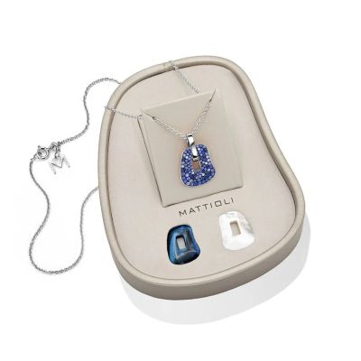 Mattioli Mattioli Puzzle Sapphire & Diamond Necklace