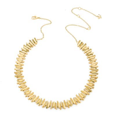 Lumbers Aurelia 18ct Gold 1.58cts Diamond Bar Collar
