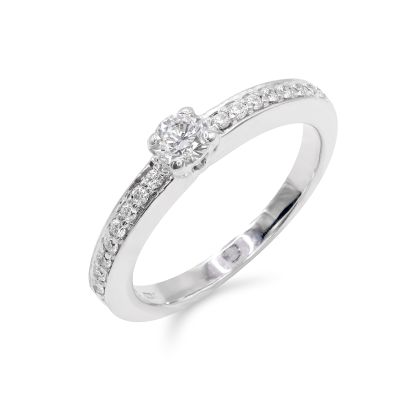 Lumbers Pre-Owned 18ct Gold 0.33cts Diamond Ring