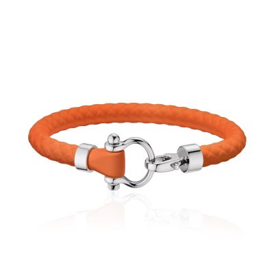 Omega OMEGA Sailing Bracelet in Orange Rubber - 19cm