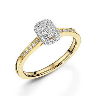 Love Lumbers Love Lumbers 18ct Gold 0.70ct Radiant Cut Diamond Ring