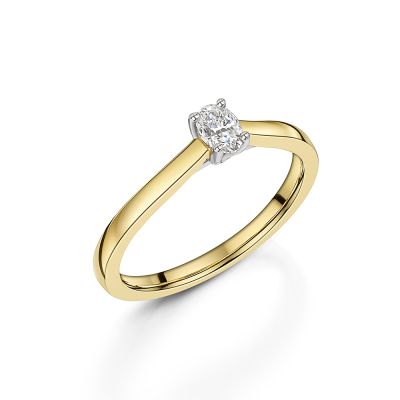 Love Lumbers Love Lumbers 18ct Gold 0.26cts Oval Cut Diamond Engagement Ring